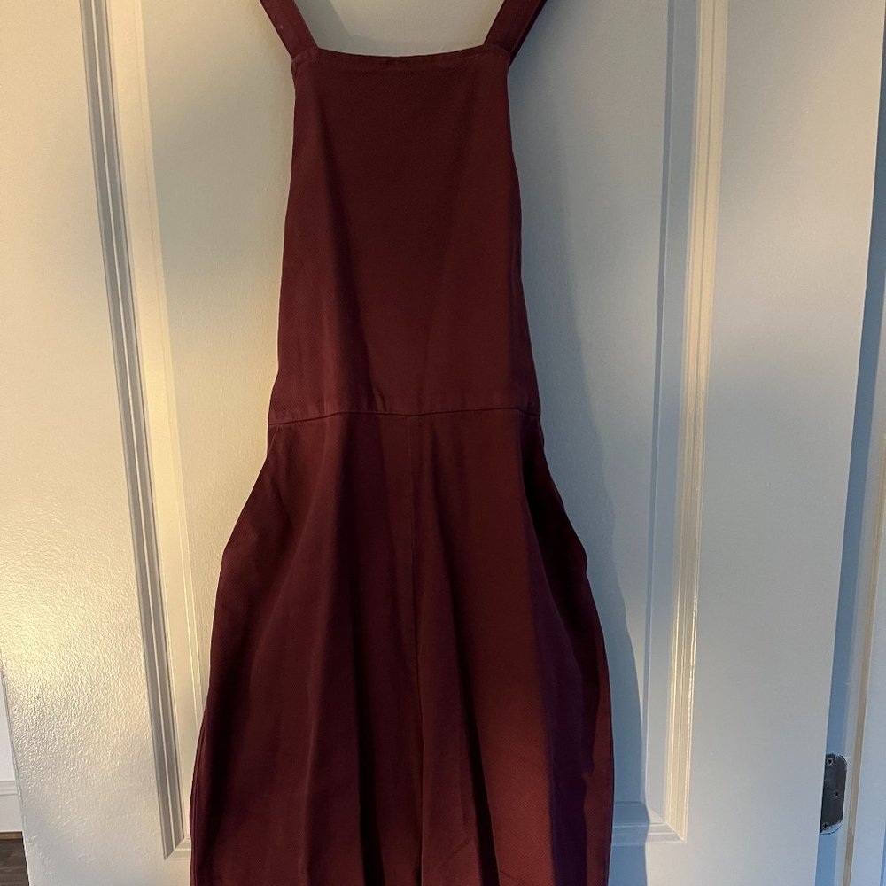 Marine Layer Tess Jumpsuit in Cabernet (Size 4)